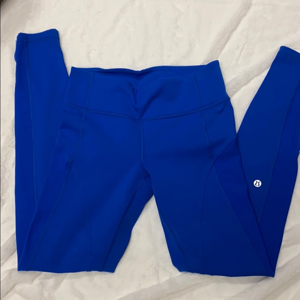 Lululemon Blue Wunder Under Type Pant Size 4